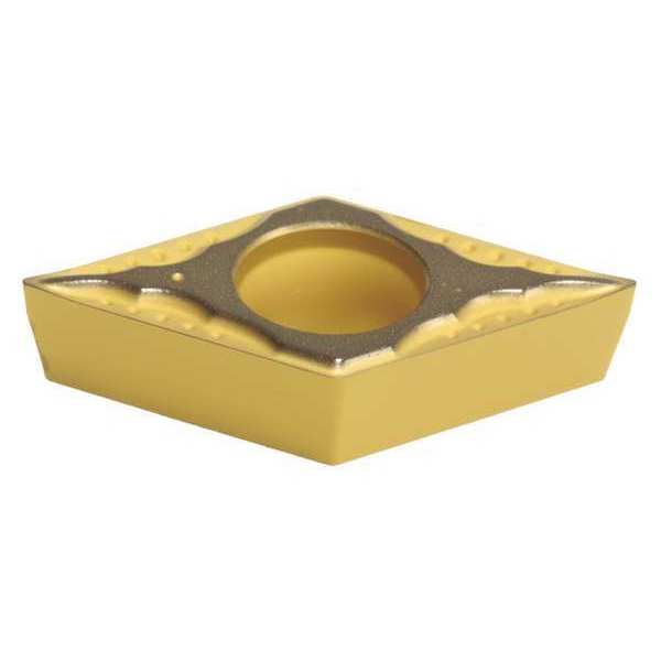Turning Insert, Diamond, 0.375 in., DCGT, 0.0039 in, Carbide