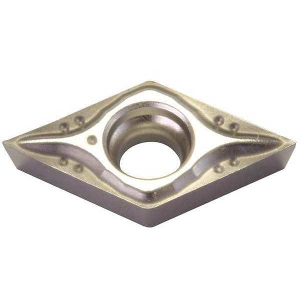Diamond Turning Insert, Diamond, 1/4 in, DCGT, 55  Degrees, 1/64 in, Cermet