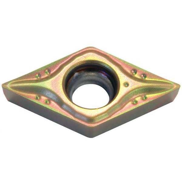 Diamond Turning Insert, Diamond, 1/4 in, DCGT, 55  Degrees, 0.0079 in, Cermet