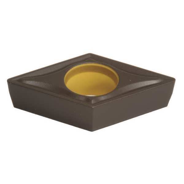 Turning Insert, Diamond, 0.375 in., DCMT, 1/64 in, Carbide