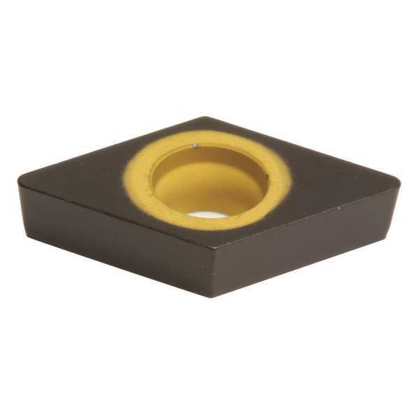 Diamond Turning Insert, Diamond, 3/8 in, DCMA, 55  Degrees, 1/32 in, Carbide