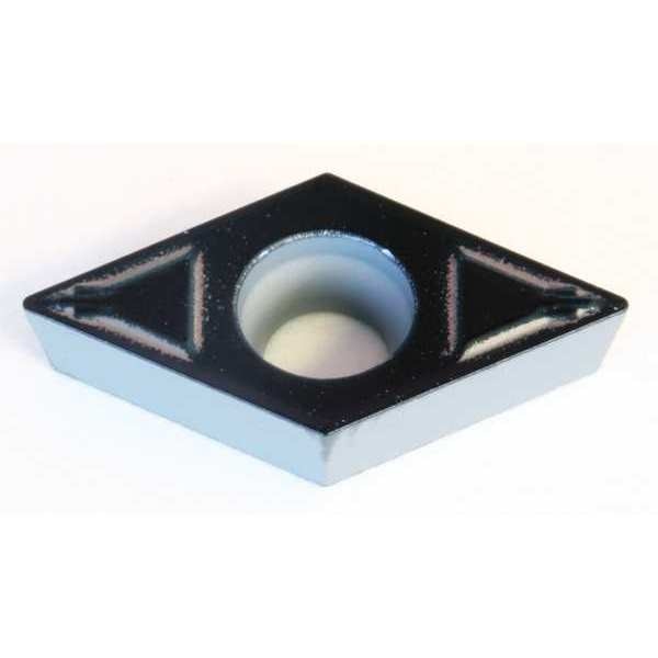 Diamond Turning Insert, Diamond, 1/4 in, DCMT, 55  Degrees, 0.0079 in, Carbide