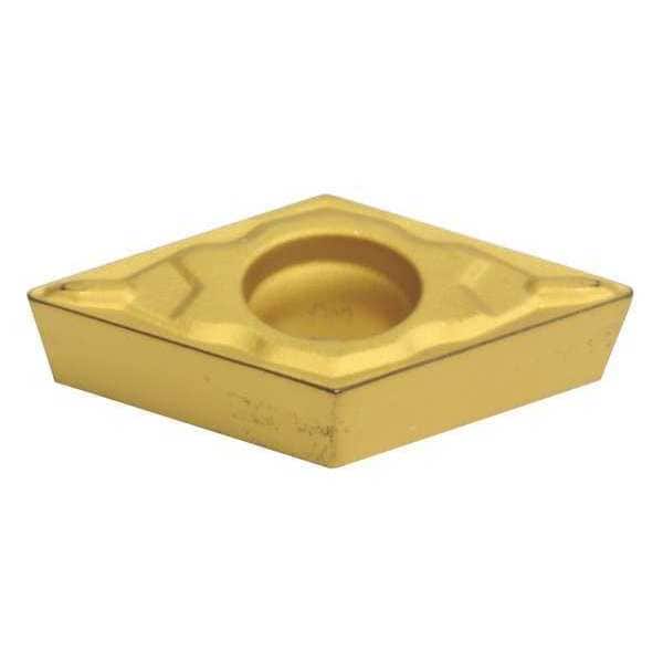 Diamond Turning Insert, Diamond, 1/4 in, DCMT, 55  Degrees, 1/64 in, Carbide