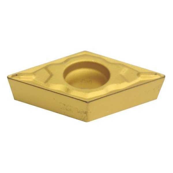 Turning Insert, Diamond, 0.25 in., DCMT, 1/64 in, Carbide