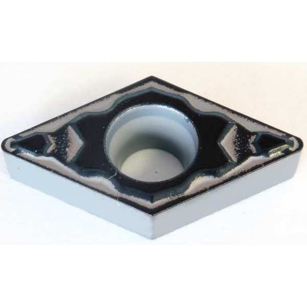 Diamond Turning Insert, Diamond, 3/8 in, DCMT, 55  Degrees, 1/32 in, Carbide