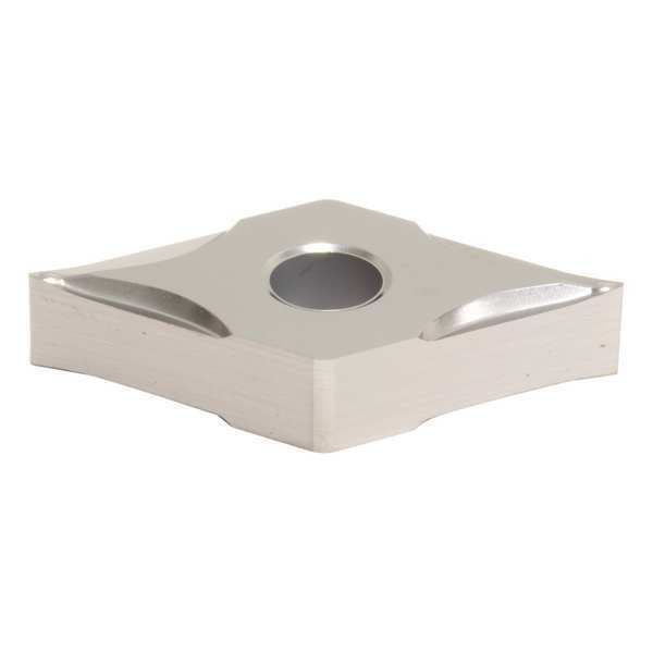 Diamond Turning Insert, Diamond, 1/2 in, DNGG, 55  Degrees, 1/64 in, Carbide