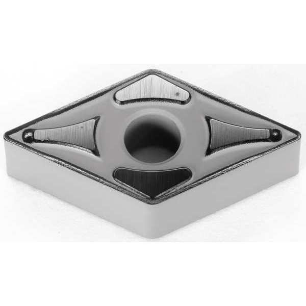 Diamond Turning Insert, Diamond, 3/8 in, DNMG, 55  Degrees, 1/32 in, Carbide