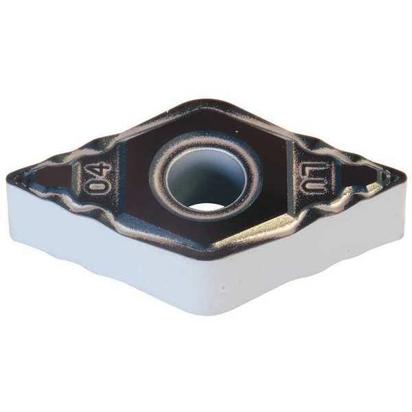 Diamond Turning Insert, Diamond, 3/8 in, DNMG, 55  Degrees, 1/64 in, Carbide