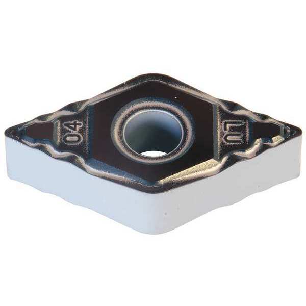 Diamond Turning Insert, Diamond, 1/2 in, DNMG, 55  Degrees, 1/32 in, Carbide