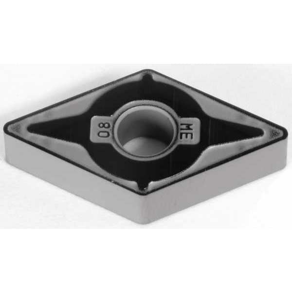 Diamond Turning Insert, Diamond, 1/2 in, DNMG, 55  Degrees, 3/64 in, Carbide