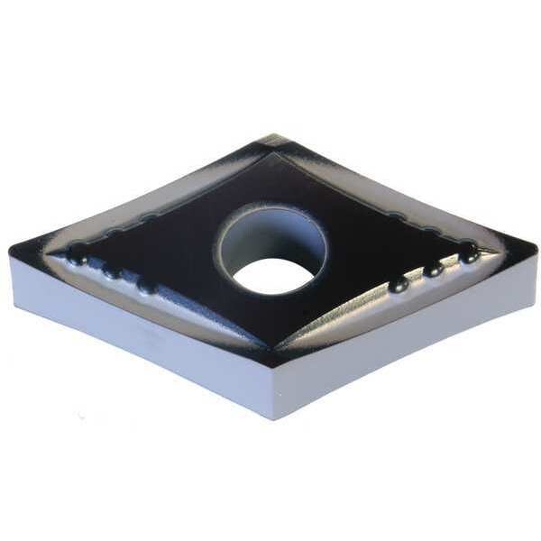 Diamond Turning Insert, Diamond, 1/2 in, DNMG, 55  Degrees, 1/32 in, Carbide