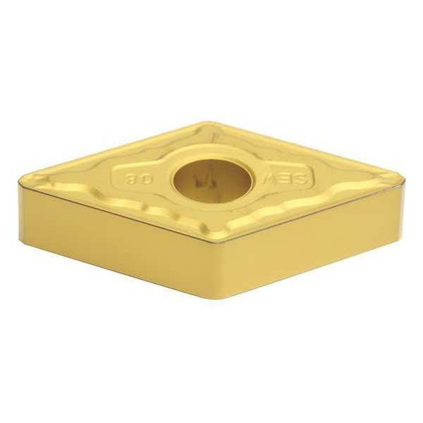 Diamond Turning Insert, Diamond, 3/8 in, DNMX, 55  Degrees, 1/32 in, Carbide