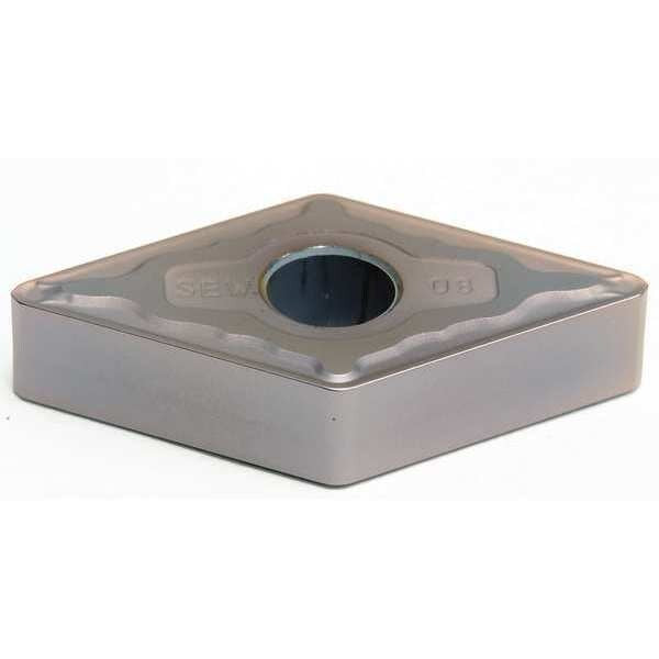 Diamond Turning Insert, Diamond, 1/2 in, DNMX, 55  Degrees, 1/32 in, Cermet