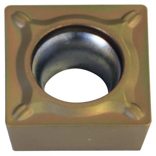 Square Turning Insert, Square, 3/8 in, SCMT, 1/64 in, Cermet