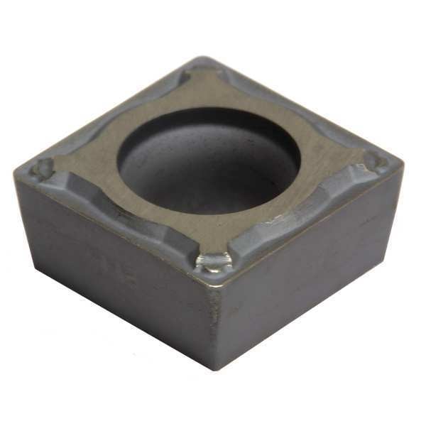 Square Turning Insert, Square, 3/8 in, SCMT, 1/32 in, Cermet