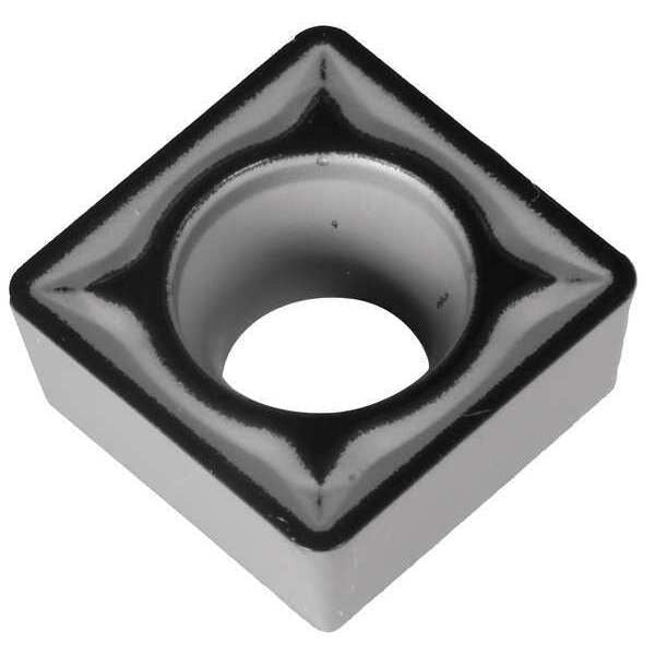 Square Turning Insert, Square, 3/8 in, SCMT, 1/32 in, Carbide