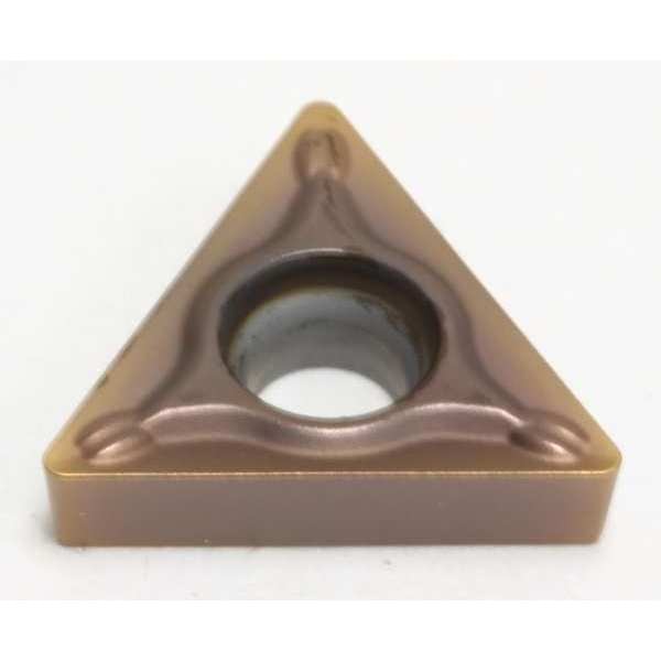 Triangle Turning Insert, Triangle, 1/4 in, TCMT, 0.0312 in, Carbide