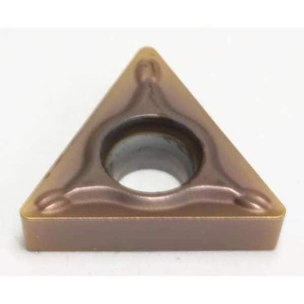 Turning Insert, Triangle, 0.375 in., TCMT, 0.0156 in, Carbide