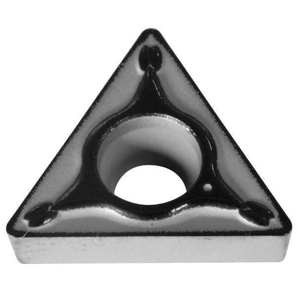 Triangle Turning Insert, Triangle, 1/4 in, TCMT, 0.0312 in, Carbide