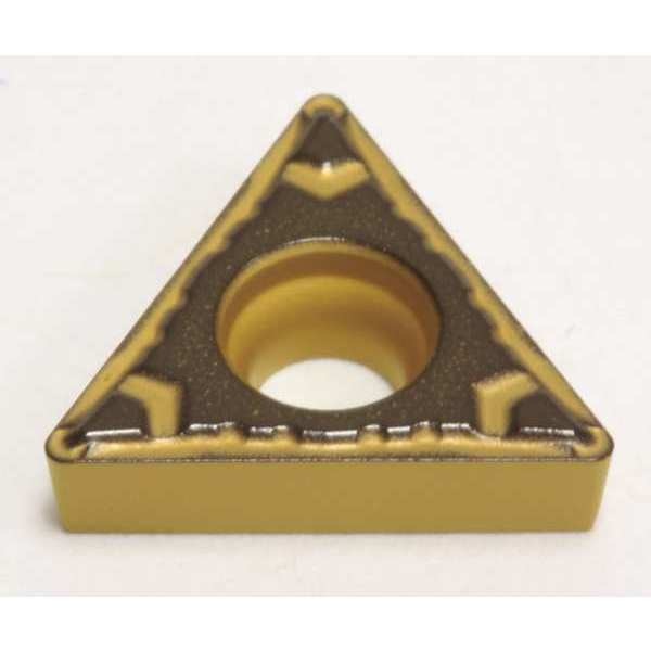 Triangle Turning Insert, Triangle, 1/4 in, TCMT, 0.0312 in, Carbide