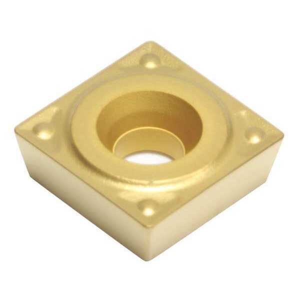 Square Turning Insert, Square, 3/8 in, SPMT, 1/64 in, Carbide