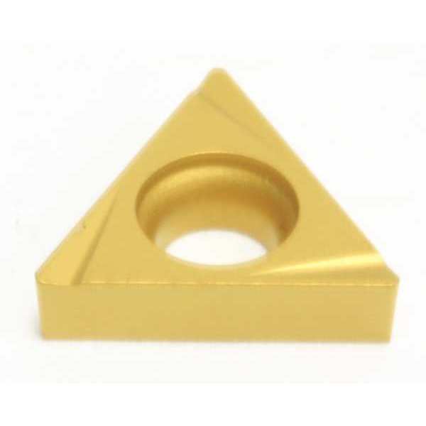 Triangle Turning Insert, Triangle, 5/8 in, TBGT, 0.0156 in, Carbide