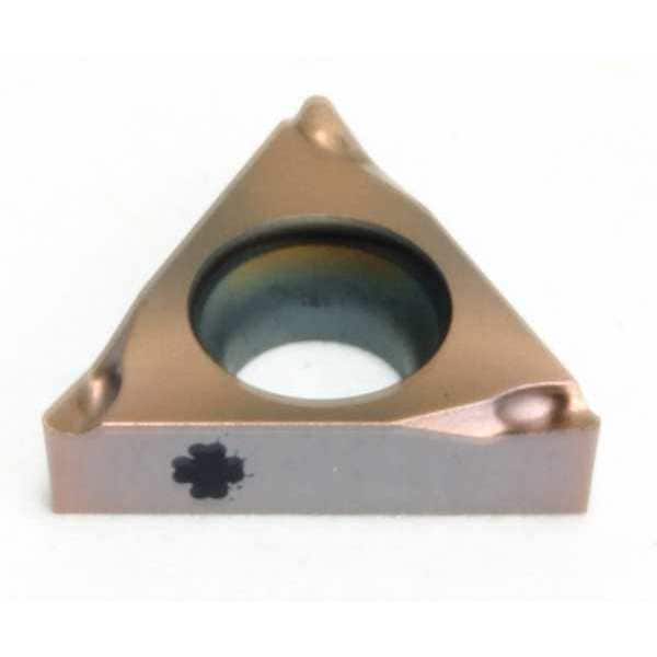 Triangle Turning Insert, Triangle, 5/8 in, TBGT, 0.0156 in, Cermet