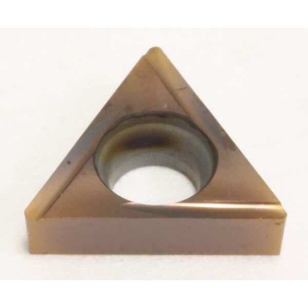 Triangle Turning Insert, Triangle, 5/8 in, TBGT, 0.0156 in, Carbide