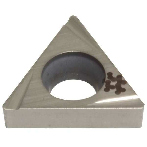 Triangle Turning Insert, Triangle, 5/8 in, TBGT, 0.0156 in, Cermet