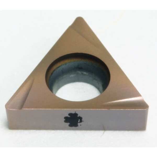 Triangle Turning Insert, Triangle, 5/8 in, TBGT, 0.0156 in, Cermet