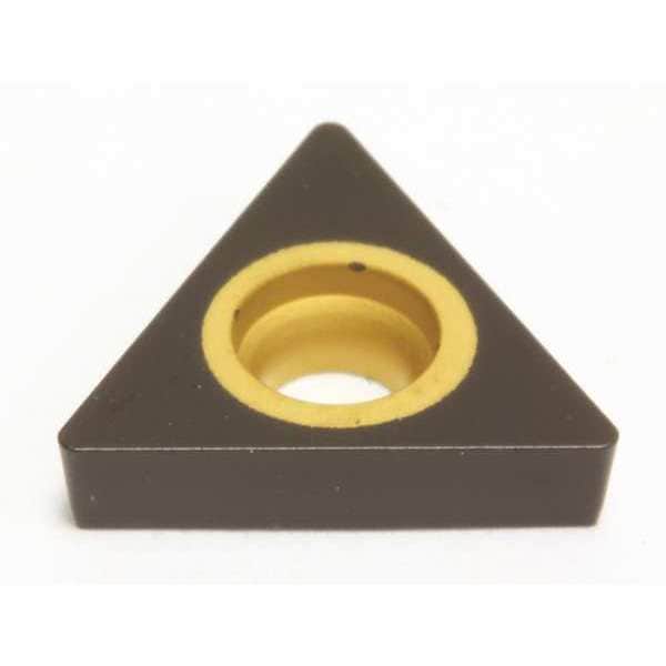 Turning Insert, Triangle, 0.25 in., TCMA, 0.0156 in, Carbide