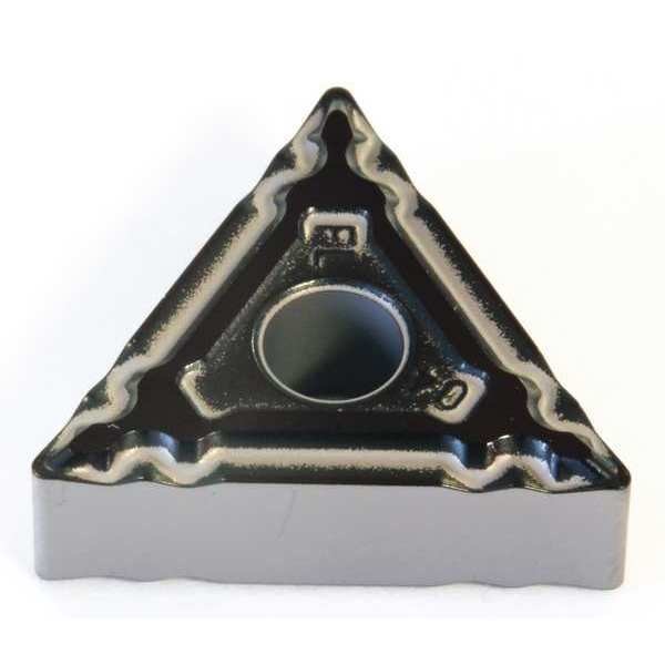 Triangle Turning Insert, Triangle, 3/8 in, TNMG, 0.0156 in, Carbide