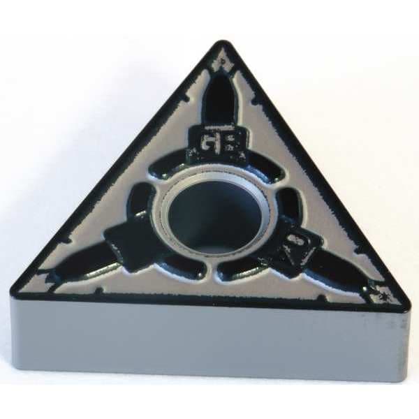 Triangle Turning Insert, Triangle, 3/8 in, TNMG, 0.0156 in, Carbide