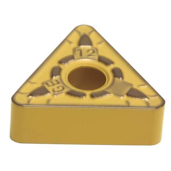 Triangle Turning Insert, Triangle, 3/8 in, TNMG, 0.0156 in, Carbide