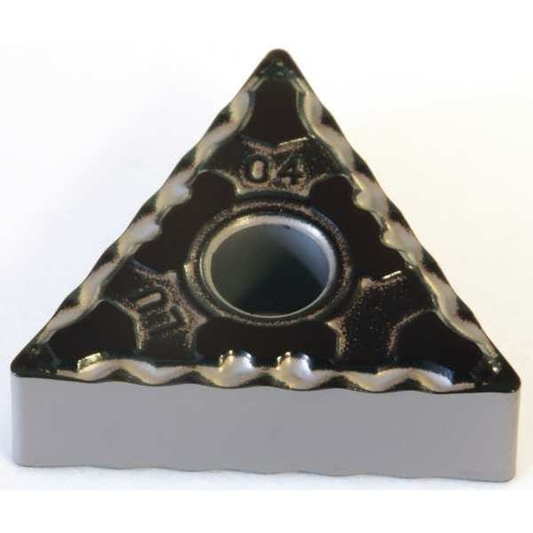 Triangle Turning Insert, Triangle, 3/8 in, TNMG, 0.0156 in, Carbide