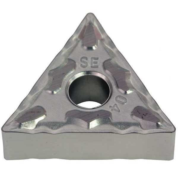 Triangle Turning Insert, Triangle, 3/8 in, TNMG, 0.0312 in, Cermet