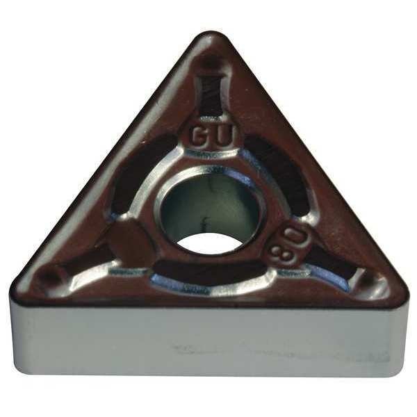 Triangle Turning Insert, Triangle, 3/8 in, TNMG, 0.0312 in, Cermet