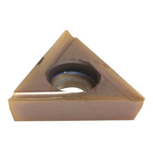 Triangle Turning Insert, Triangle, 3/4 in, TPGT, 0.0156 in, Carbide