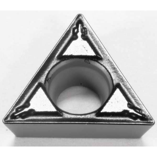 Triangle Turning Insert, Triangle, 1/4 in, TPMT, 0.0312 in, Carbide