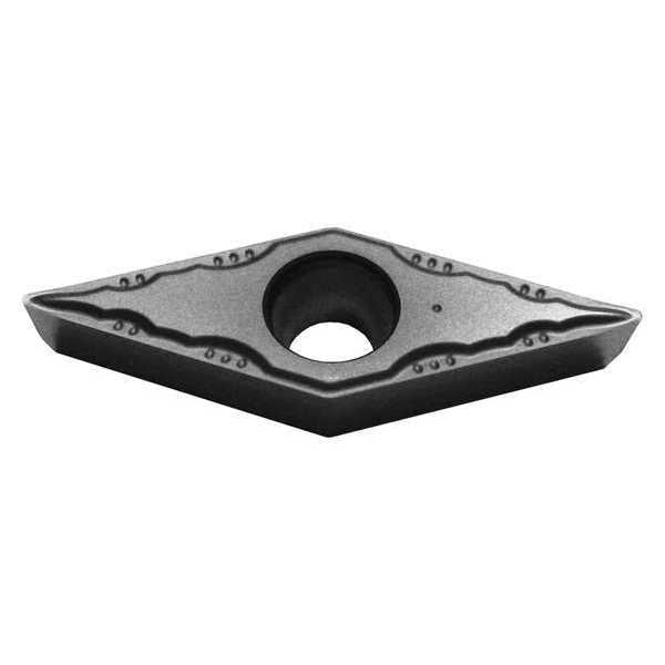 Diamond Turning Insert, Diamond, 3/8 in, VBGT, 35  Degrees, 1/64 in, Carbide