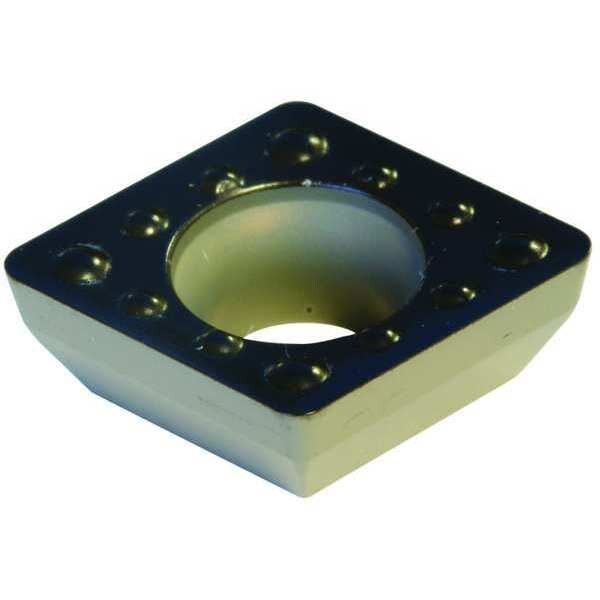 Diamond Turning Insert, Diamond, 3/8 in, CPMT, 80  Degrees, 1/32 in, Carbide
