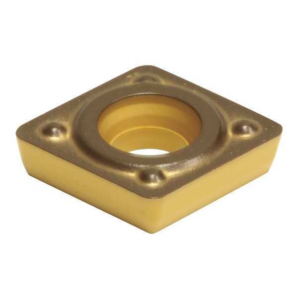 Diamond Turning Insert, Diamond, 1/2 in, CPMT, 80  Degrees, 1/32 in, Carbide