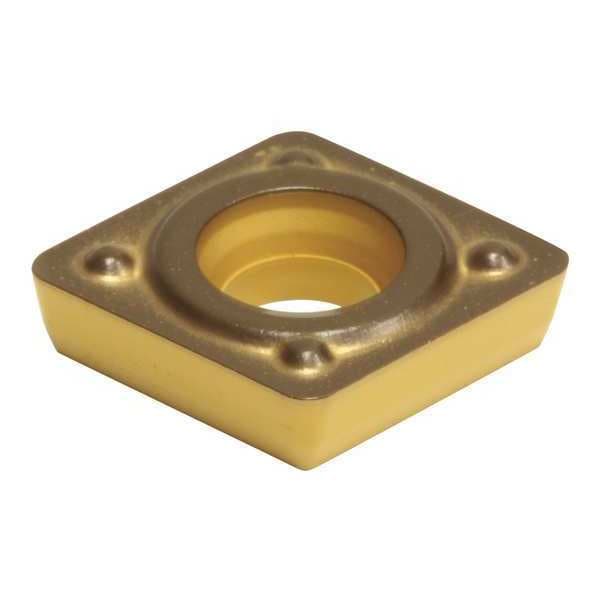 Diamond Turning Insert, Diamond, 1/4 in, CPMT, 80  Degrees, 1/64 in, Carbide