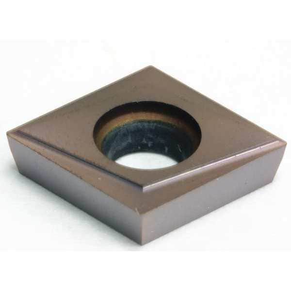 Diamond Turning Insert, Diamond, 5/16 in, CPGT, 80  Degrees, 1/32 in, Cermet