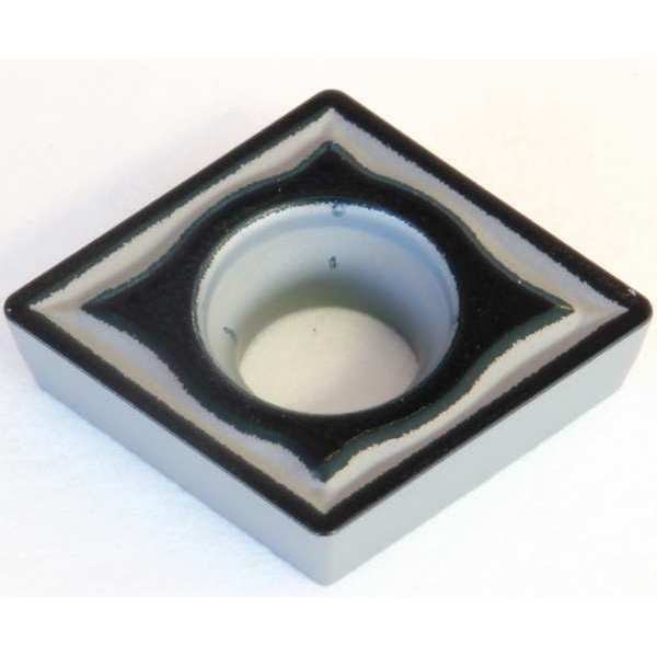 Diamond Turning Insert, Diamond, 5/16 in, CPMT, 80  Degrees, 1/64 in, Carbide
