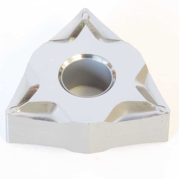 Turning Insert, Trigon, 1/2 in, WNGG, 1/64 in, Carbide