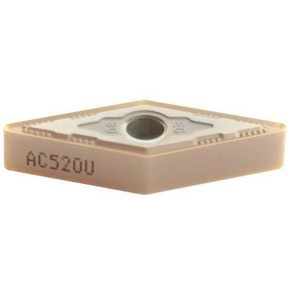 Turning Insert, Diamond, 0.375 in., VNMG, 3/64 in, Carbide