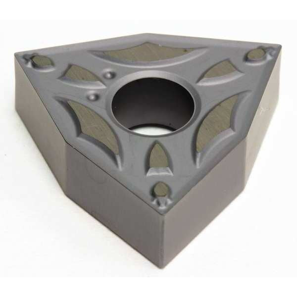 Turning Insert, Trigon, 1/2 in, WNMG, 1/64 in, Cermet