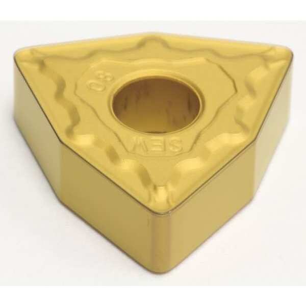 Turning Insert, Trigon, 3/8 in, WNMG, 1/64 in, Carbide