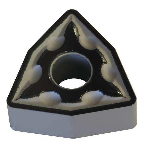 Turning Insert, Trigon, 0.375 in., WNMG, 1/32 in, Carbide